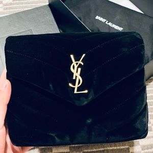 YSL TOY LOULOU Velvet crossbody